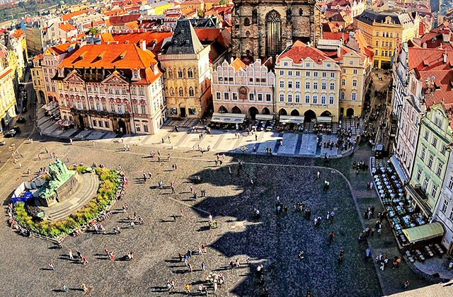 Prága óváros tér